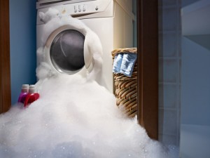 When washing machines malfunction, they usually create not only a flooded area surrounding the washing machine, but also a flooded house