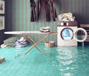 Most household floods and water damage are caused by plumbing or washing machine appliance failure